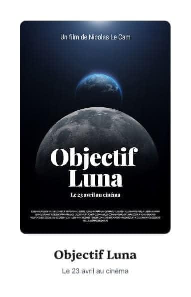 Bloc de présentation d'une affiche de film suivi d'un texte contenant uniquement le titre du film et sa date de sortie. L'image comporte en plus des informations sur le réalisateur.